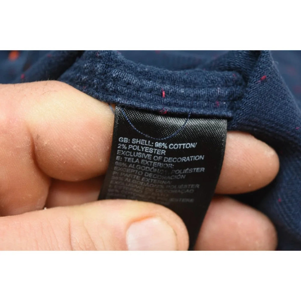 The North Face Flannel Shirt Mens Medium Blue Long Sleeve Button-Up Heavyweight